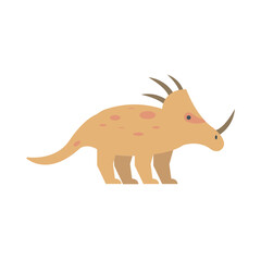 Vector drawn baby dinosaur illustrated Cartoon
