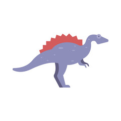 Fototapeta premium Vector drawn baby dinosaur illustrated Cartoon
