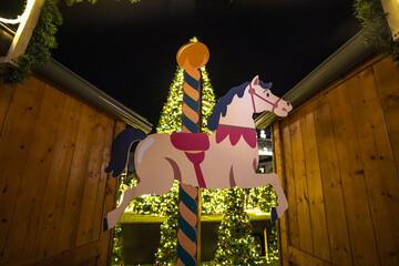 Christmas Carousel horse 