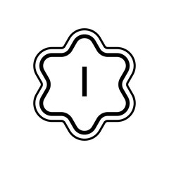 Alphabet icon vector design templates