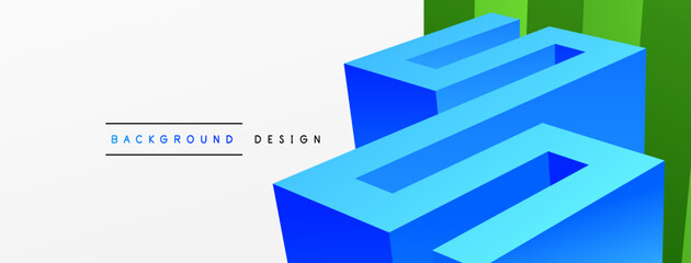 Abstract line background. Trendy techno business template for wallpaper, banner, background or landing