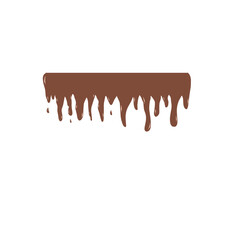 Melting Chocolate Vector Illustration 