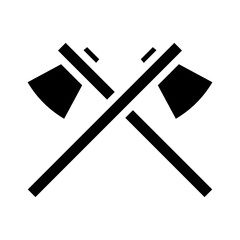 Axe Icon Glyph Style