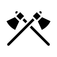 Axe Icon Glyph Style