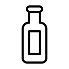 Bottle Icon Line Style