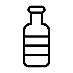 Bottle Icon Line Style