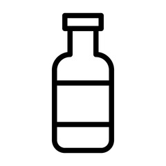 Bottle Icon Line Style