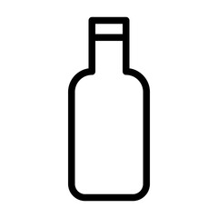 Bottle Icon Line Style