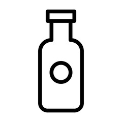 Bottle Icon Line Style