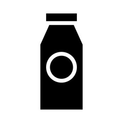Bottle Icon Glyph Style