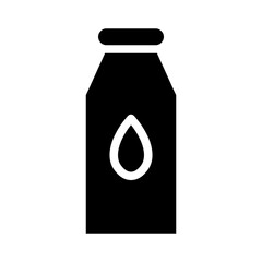 Bottle Icon Glyph Style