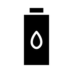Bottle Icon Glyph Style
