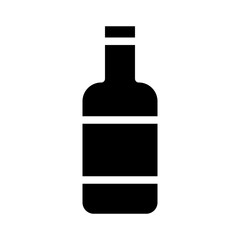 Bottle Icon Glyph Style