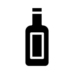 Bottle Icon Glyph Style