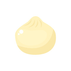 vector illustration of dumplings isolated on a white background. Xiaolongbao