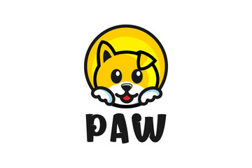 dog cute logo