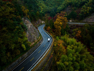 Fototapeta premium road in the mountains