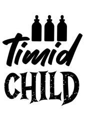 timid child