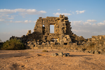 House 118 Ruins in Umm El-Jimal, Jordan Basalt Stone Building