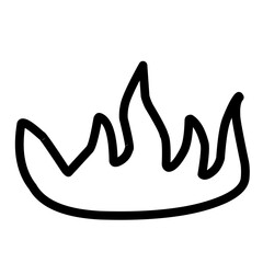 Firefighter Doodle Icon