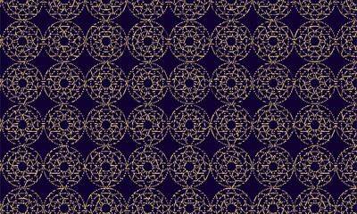  Vector seamless decorative geometric shapes pattern background