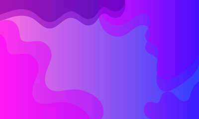 Vector abstract wave line colorful landing page flat background vector design