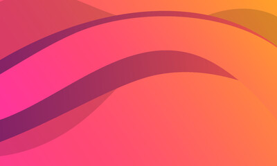 Vector abstract wave line colorful landing page flat background vector design