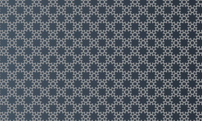 Vector seamless decorative geometric shapes pattern background