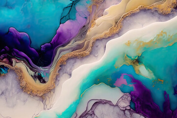Naklejka premium abstract Alcohol Ink background