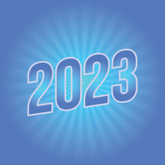 2023 text design vector