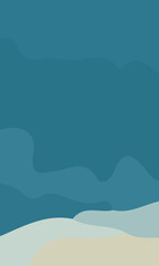 Obraz premium Aesthetic green abstract background with copy space area. Suitable for poster and banner