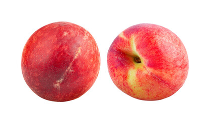 Peach isolated on transparent png