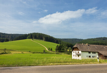  landscape in the Schwarzwald region in southwestern Germany