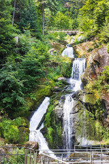 Fototapeta na wymiar waterfall in Triberg Germany