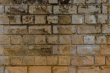 old brick wall close up