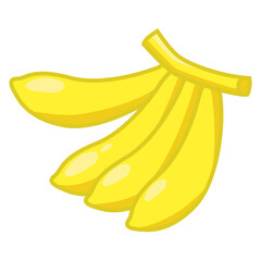 Color Banana Vectors Illustration