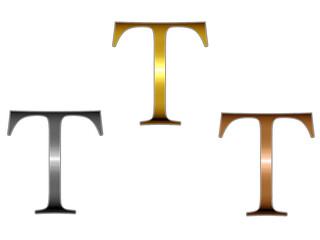 アルファベットのT