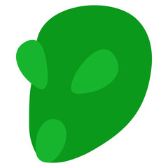 alien head icon illustration