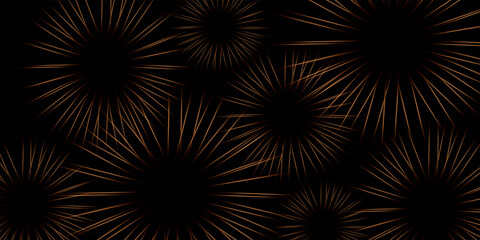 Abstract black and gold are light is the surface with templates metal texture soft lines tech diagonal background gold dark sleek clean modern.