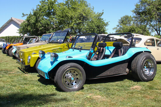 vw buggy Meyers Manx and 181 thing volkswagen Dune Buggy in show car