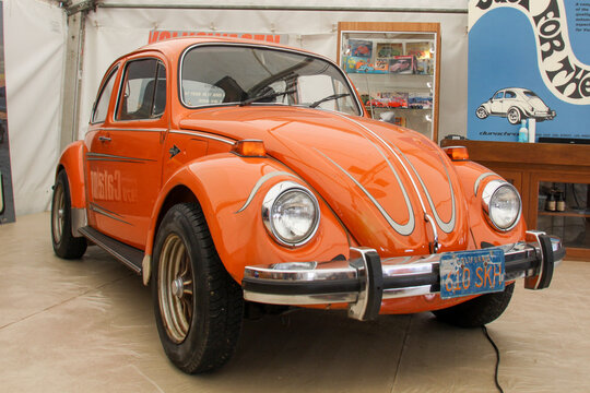 Volkswagen empi gtv orange Beetle retro ancient custom car in us vintage kit