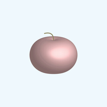 This image contains a red colour 3D realistic apple. It can be used as 3D apple model. This apple is with a drop and leaf which makes it fully realistic apple. You can use this vector in your design.