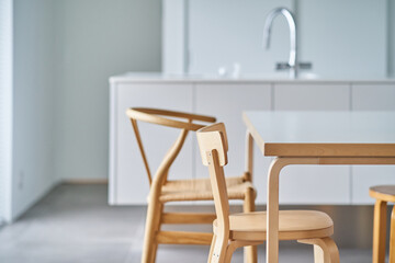 ダイニングテーブルのあるインテリア