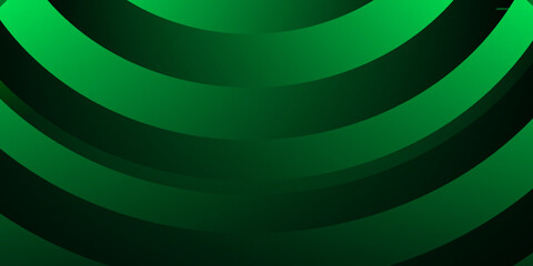 Abstract dark green geometric background. Composition of lines and stripes. Vector illustration.