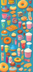 Generative AI,cute donuts