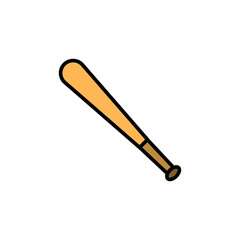 baseball bat icon vector design templates