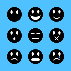 Unique and Attractive Black Emoji