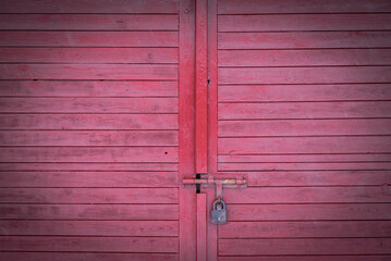 Old painted door. Wood texture.