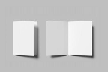 A5 Bifold Brochure Blank Mockup