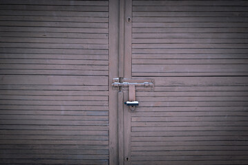 Old painted door. Wood texture.